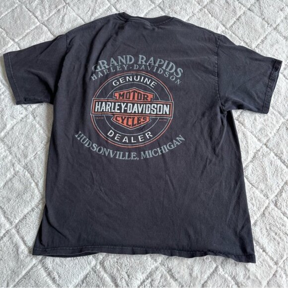 Harley-Davidson | "Harley-Davidson Forever" Short Sleeve Skull Tee | Size Large - Picture 3 of 8